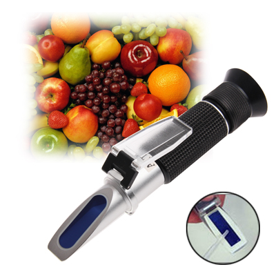 Brix Hand-Held ATC Refractometer - Click Image to Close