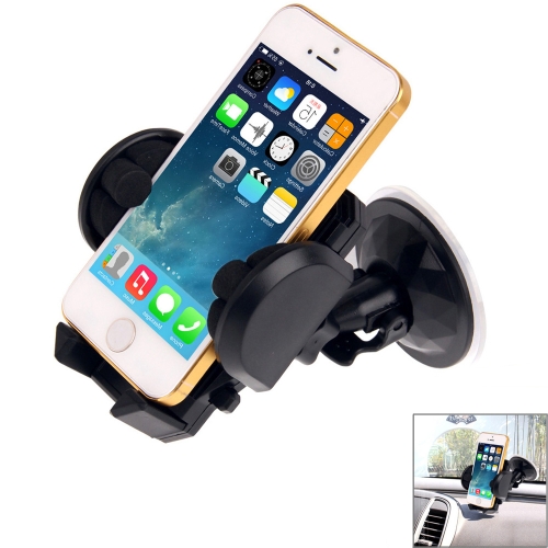 Universal 360 Degree Rotation Suction Cup Car Holder / Desktop Stand Width: 3.5cm - 10cm