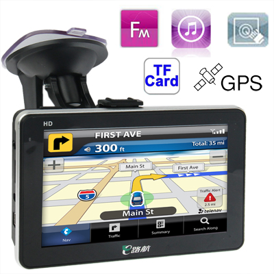 5.0 inch 800 x 480 Pixels TFT Touch Screen Car GPS Navigator,Built 4GB Memory and Map - Click Image to Close