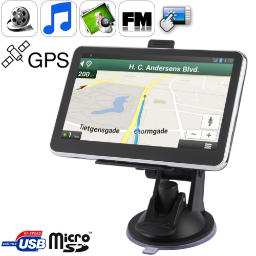 5.0 inch TFT Touch-screen Car GPS Navigator with 4GB memory and Map