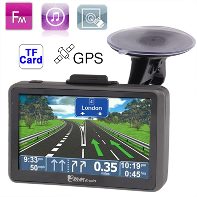 Q7 5.0 inch 800 x 480 Pixels TFT Touch Screen Car GPS NavigatorBuilt 4GB Memory and Map