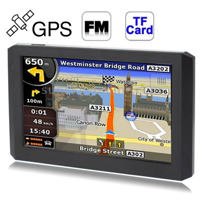 5.0 inch Touch Screen Car GPS Navigation with 4GB Memory and Map