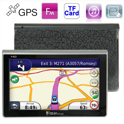 Q800 7.0 inch TFT Touch Screen Car GPS Navigator 800 x 480