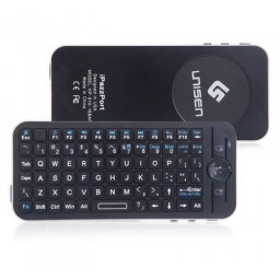 iPazzPort KP-810-16BAR Mini Wireless Bluetooth Keyboard + Air Mouse with Case for Apple TV Box