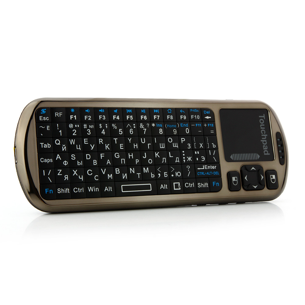 iPazzPort KP-810-18R 2.4GHz Wireless Keyboard IR Remote Controller Russian Version - Click Image to Close