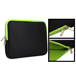 Soft Sleeve Case Zipper Bag with LightGreen color for 17 inch Laptop - Click Image to Close