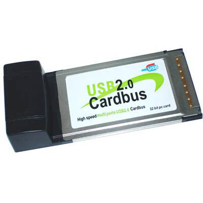 Multi ports USB 2.0 Cardbus , 2 port