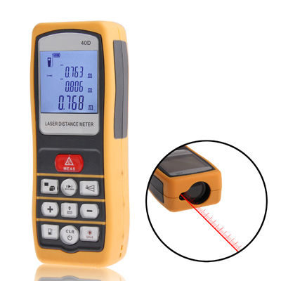 Photoelectric Laser Distance Meter Volume Tester 40m Measure Range Finder - Click Image to Close