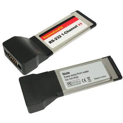 RS232 Com Port 9 Pins Express Card VISTA ExpressCard/34 - Click Image to Close