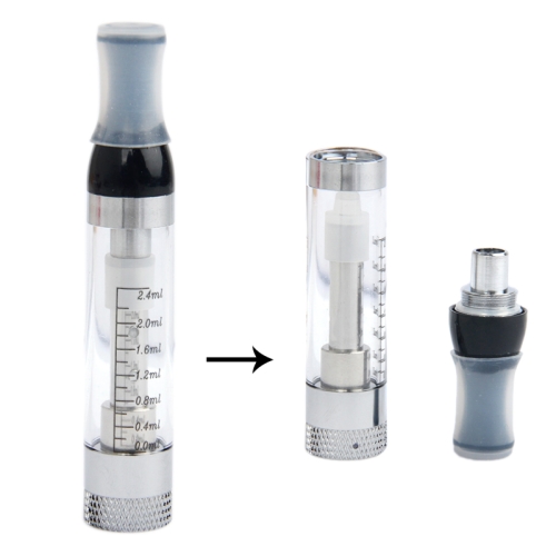 CE6S 2.4ML Cordless E-Cigarette Atomizer (Transparent)