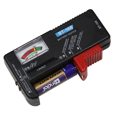 Universal Battery Tester for 1.5V AAA, AA and 9V 6F22 Batteries - Click Image to Close